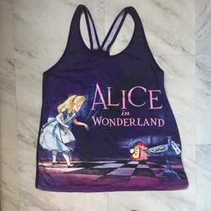 Disney Alice In Wonderland Sz Small Tank Top